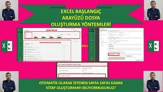 EXCEL BAŞLANGIÇ ARAYÜZÜ DOSYA OLUŞTURMA YÖNTEMLERİ Excel DersleriEğitimleri Temelden Zirveye