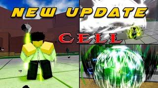 THIS BATTLEGROUNDS GAME FINALLY ADDED CELL MOVESET IN THE NEW UPDATE ROBLOX Z BATTLEGROUNDS