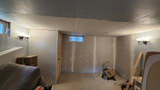 The Bay House Basement Renovation Removing Panel Board And Sheet-Rockin