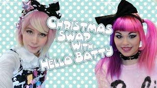 US-Japan KAWAII Goods SWAP +unboxing with Hello Batty