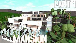 Modern Mansion  Bloxburg Part 1