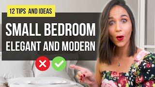 Top 12 SMALL BEDROOM Interior Design Ideas and Home Decor