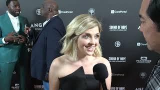 Jen Lilley Carpet Interview at Sound of Hope The Story of Possum Trot Premiere