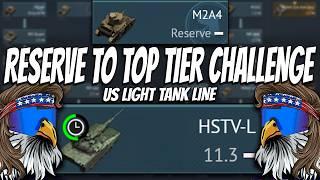 Playing the ENTIRE US Light Tank Line - Reserve to Top Tier