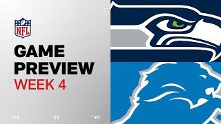 Seattle Seahawks vs. Detroit Lions  2024 Week 4 Game Preview