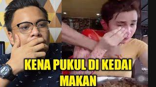 KENA PUKUL DI KEDAI MAKAN SEMASA LIVE VIRAL