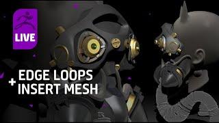 Основы Hard Surface моделирования в Zbrush . Edge Loops