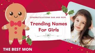 Trending Names For Girls   Most popular baby girl names