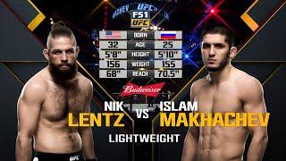 Islam Makhachev vs Nik Lentz UFC 208