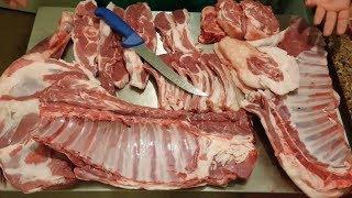 Bütün Kuzu Parçalama - kuzu parçalama teknikleri - butcher lamb preparation - KES PİŞİR YE MANGAL