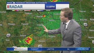 Wichita Falls much of Texoma under Severe Thunderstorm Watch