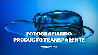 Fotografiando producto transparente