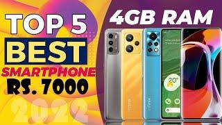 4GB RAM  Top 5 Best Smartphone under 7000 in October 2022  Best Phones Under 7k in India 2022