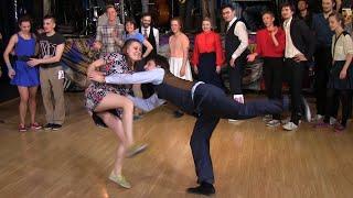 Fast Tempo Part of Lindy Hop Advanced Final Jam at Russian Swing Dance Championship 2015