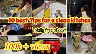 10 best kitchen tips for a clean kitchenHow to keep kitchen clean & organisedKitchen cleaning tips