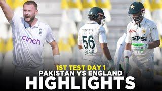 Full Highlights  Pakistan vs England  1st Test Day 1 2024  PCB  M3G1K