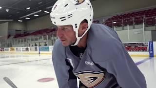 Skating with two NHL Defencemen