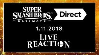  Finale SUPER SMASH BROS. ULTIMATE Direct 01.11.2018 + Treehouse Live  Domtendos Live Reaktion