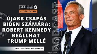 Újabb csapás Biden számára Kennedy beállhat Trump mellé már tárgyalnak is egymással