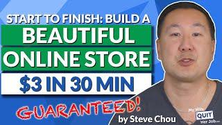 Build A Beautiful WooCommerce Store In 30 Min For $3Mo. Full Tutorial & Setup