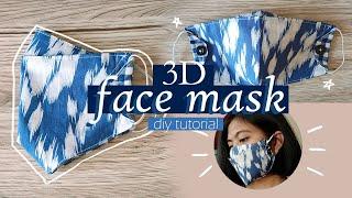 Kombinasikan Dengan Masker Medis  Masker 3D DIY Tutorial - Size S M L