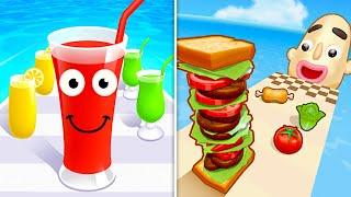 Juice Run  Sandwich Runner - ALL LEVELS iOSAndroid Gameplay