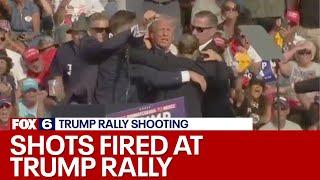 Shooting at Trump rally in Pennsylvania former president ushered off stage  FOX6 News Milwaukee