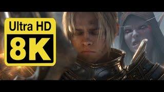World of Warcraft Battle for Azeroth Cinematic Trailer 8k upscale with Machine Learning AI