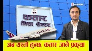 नेपालमा कतार भिसा सेन्टर  अब नेपाली कुन प्रक्रियाले पुग्छन् कतार? Qatar Visa Center Anil Adhikari