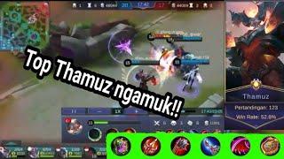 Thamuz  top Thamuz ngamuk gara² di hook franco•