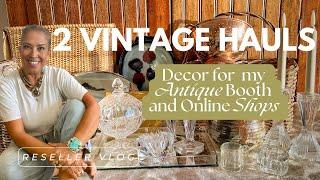 Gorgeous Antique & Vintage Thrift Haul Not 1 But 2 To Resell In My Antique Booth & Online Shops