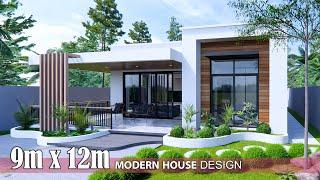 Simple House Design 3Bedroom  9m x 12m 108sqm