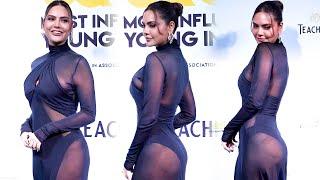 Esha Gupta Makes Jaws Drop In a See-Through Gown at GQ Awards 2024