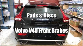 Volvo V40 Front Brake Discs & Pads How To DIY