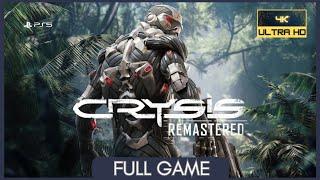 Crysis Remastered  Full Game  No Commentary  *PS5  4K 60FPS Ray Tracing