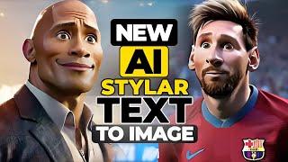 New AI  Turn Your Text to Cartoon or 3D Animation Style - Text to Image AI Tutorial