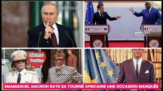 EMMANUEL MACRON RATE SA TOURNÉE AFRICAINE UNE OCCASION MANQUÉE