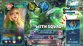 ESCAPE EPIC WITH SQUAD‼️Floryn’s heal is INSANE