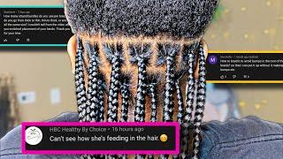 Answering Knotless QA Questions  •BraidsbyTyTi