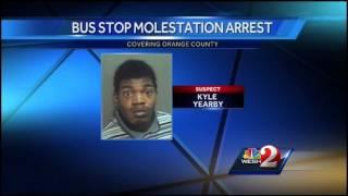 Man molested 11-year-old at school bus stop police say