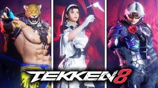 Tekken 8 - All Character Select Animations & Voice Lines Updated