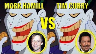 JOKER - VOICE COMPARISON Mark Hamill vs. Tim Curry with recreated music and SFX