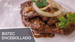 Bistec Encebollado  Stewed Steak with Onions  Dominican Recipes  Made To Order  Chef Zee Cooks