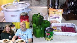 Moms Classic Crock Pot Stuffed Peppers