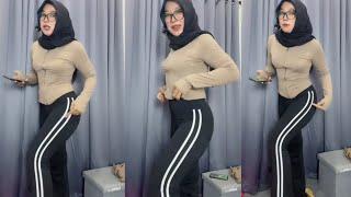 Hijab Style Olshop Try On  Celana Training Legging  Olah Raga Wanita 6003 Outdoor