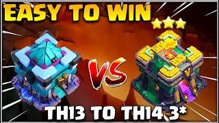 Crazy TH13 to TH14 MAX 3*  Best TH13 Attack Strategies CoC