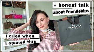 NEW COACH UNBOXING AND HONEST TALK ABOUT FRIENDSHIPS