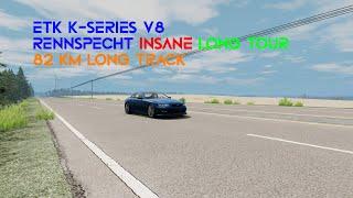 New PB - American Road 82km tour No rolling start in under that 37 minute - BeamNG.drive