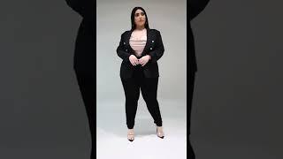 Most Beautiful Plus Size Blazer Fashion  Fashion Q  #shorts #youtubeshorts #plussize #status