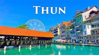 Thun Switzerland 4K - One of The Most Beautiful Swiss Towns - Best Travel Destinations in The World